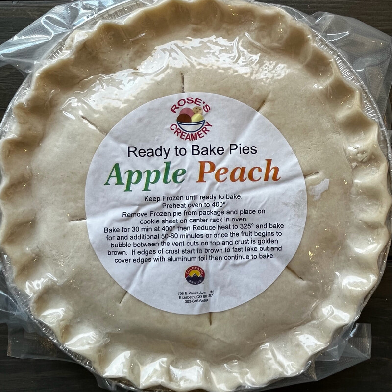 Roses Apple Peach Pie