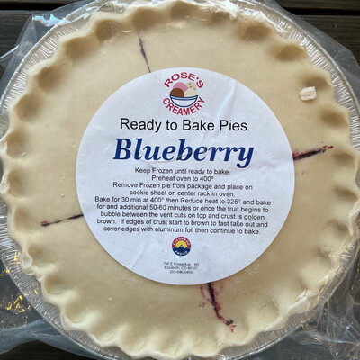 Roses Blueberry Pie