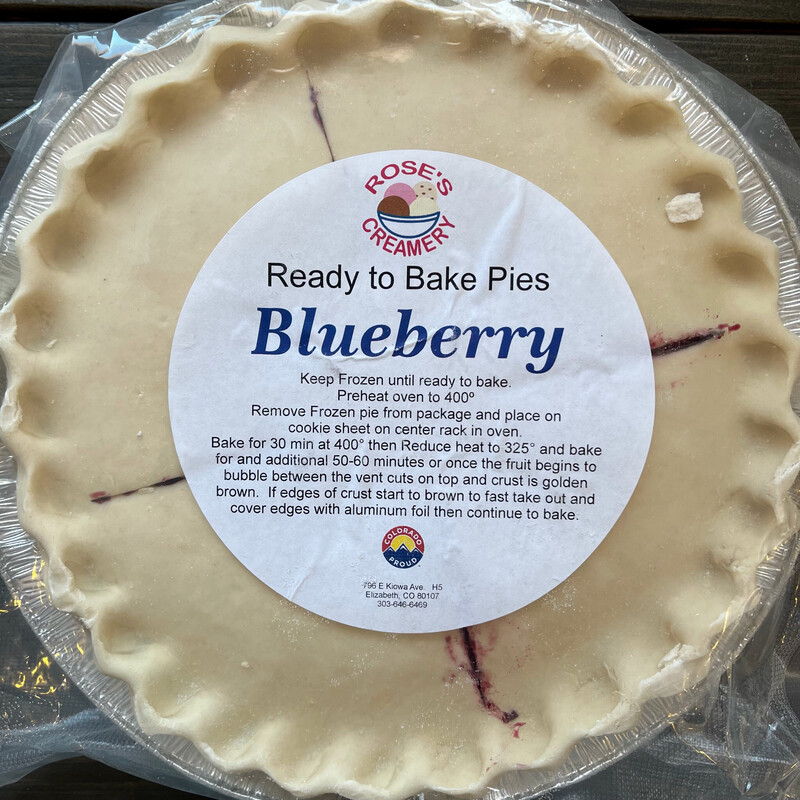 Roses Blueberry Pie