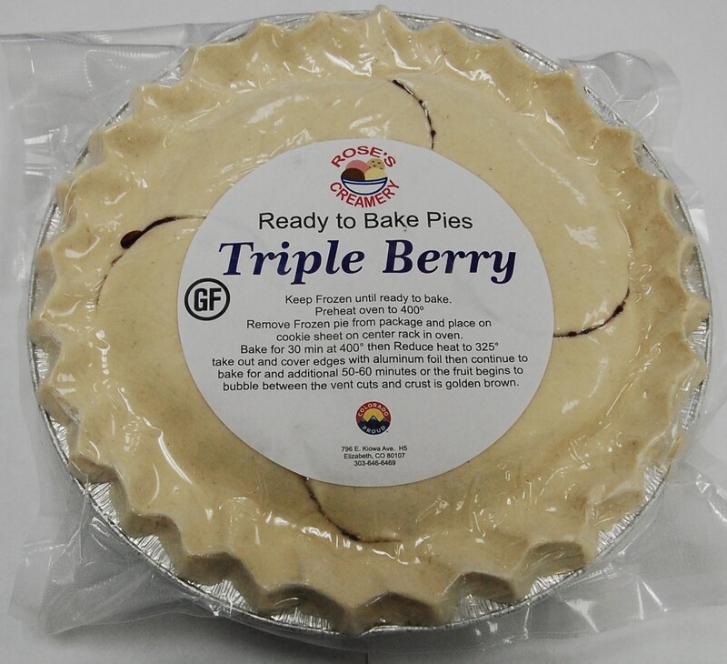 Roses GF Triple Berry Pie 