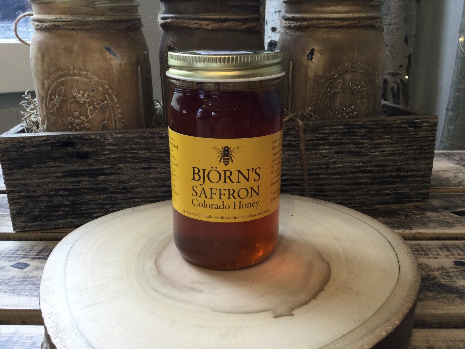 Bjorns Saffron Honey 10.5 oz