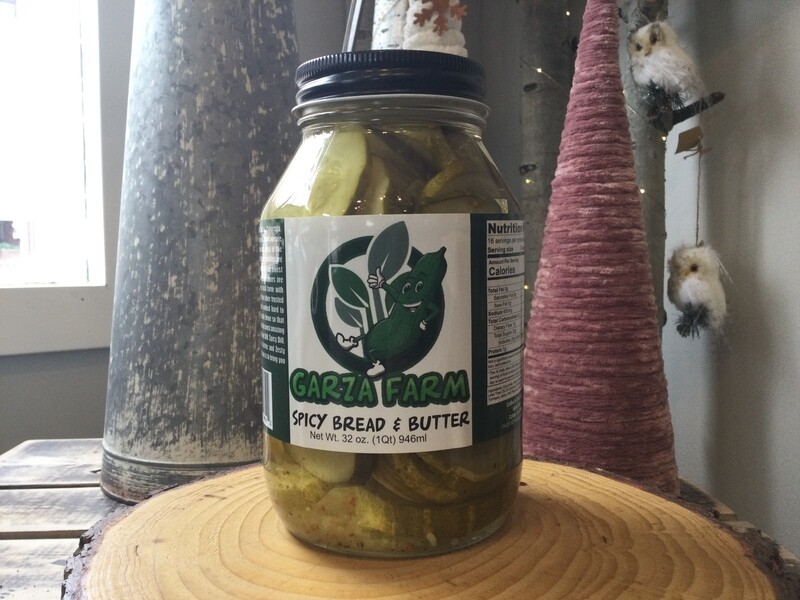 Spicy Bread &amp; Butter Pickle Chips - Garza Farms