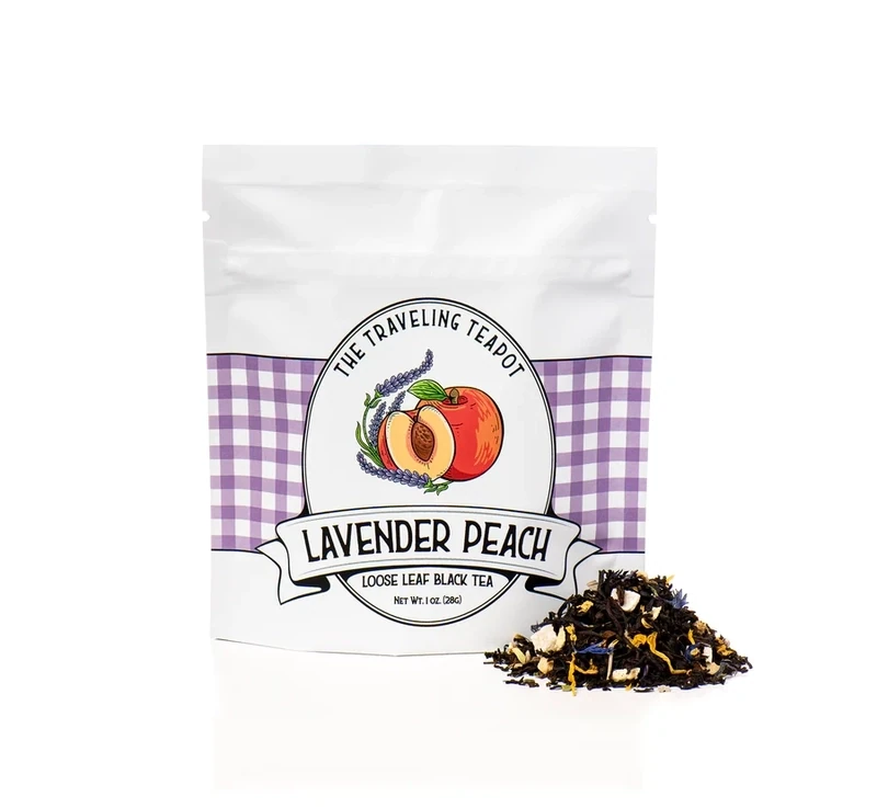 Traveling Teapot - Lavender Peach Tea