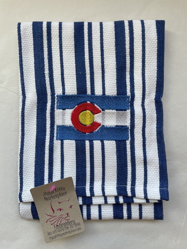 Colorado Kitchen Towel-Flag(Blue)