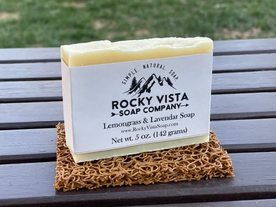 Lemongrass Lavender Soap Bar - Rocky Vista
