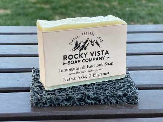 Patchouli Lemongrass Soap Bar - Rocky Vista