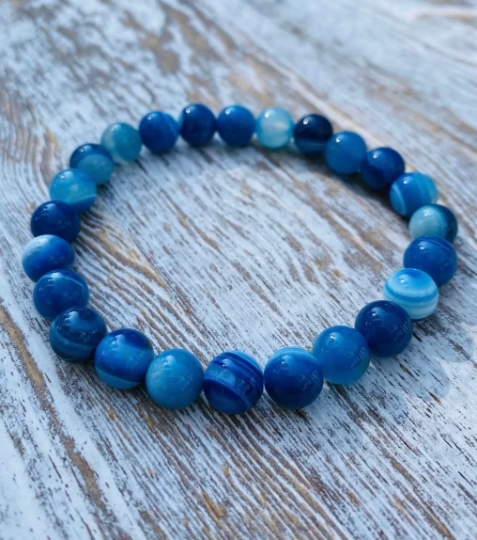Blue Agate Bracelet