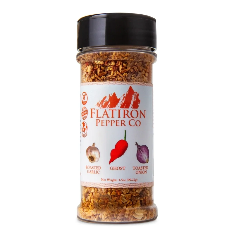 Flatiron Pepper CO Garlic Ghost Pepper Onion