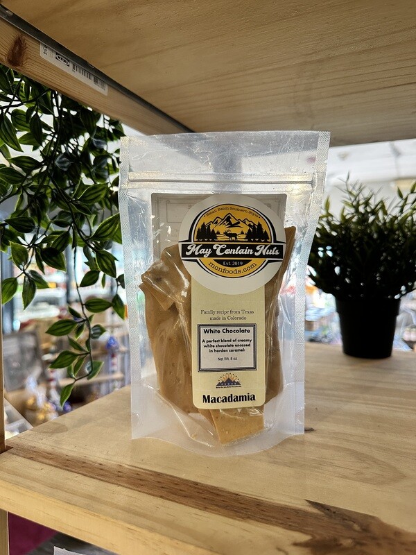 White Chocolate Macadamia Brittle