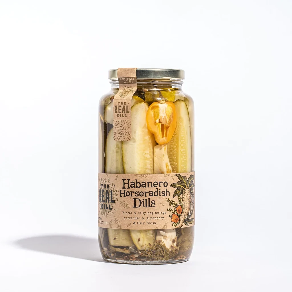 Habanero Horseradish Pickles - The Real Dill