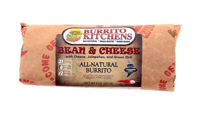 Burrito Kitchen Bean & Cheese Burrito 