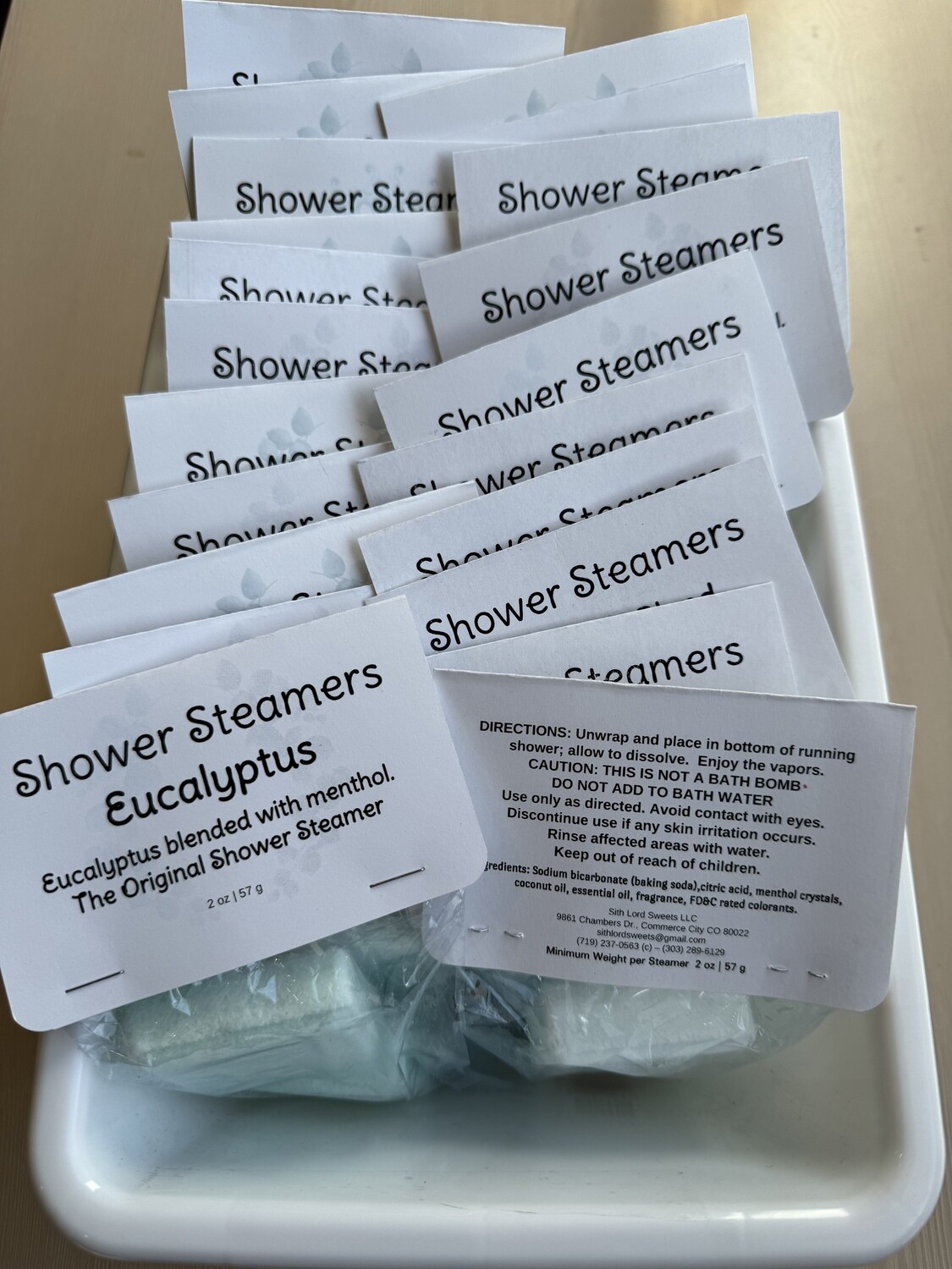 Shower Steamers - Sith Lord, Scent: Eucalyptus