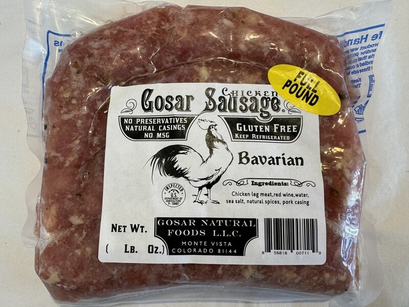 Gosar Bavarian Chicken Sausage Links