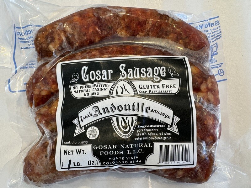 Gosar Andouille Pork Sausage Links