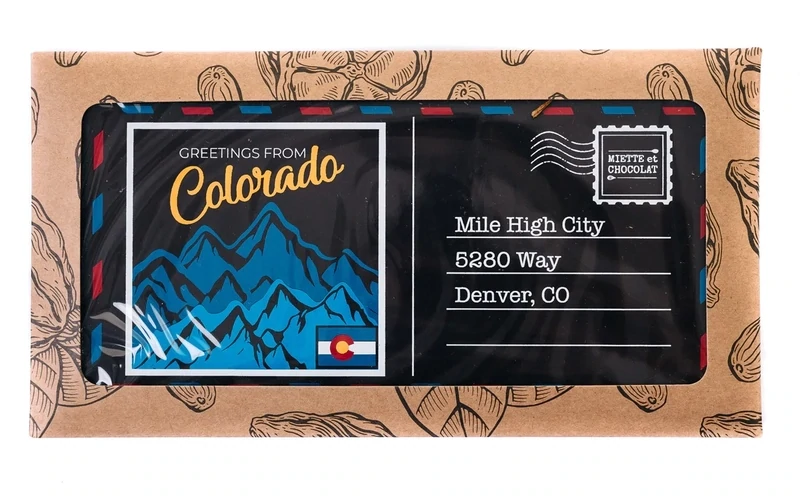 Miette et Chocolat - Colorado Postcard