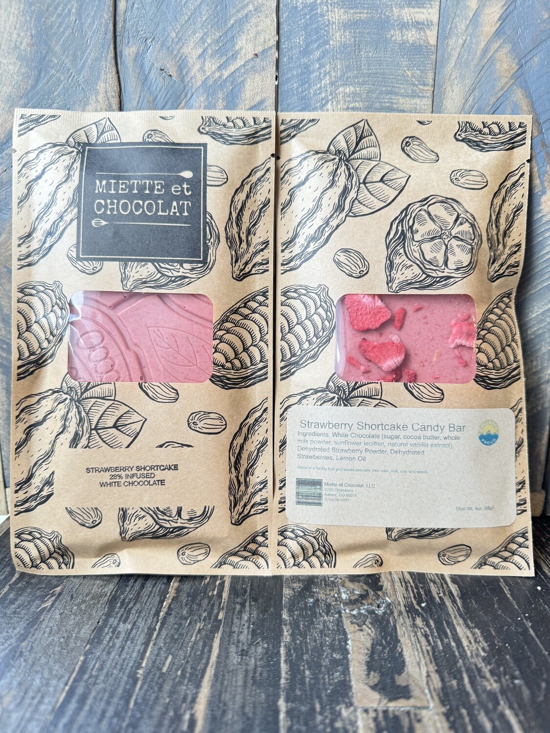 Miette et Chocolat - Strawberry Shortcake Bar