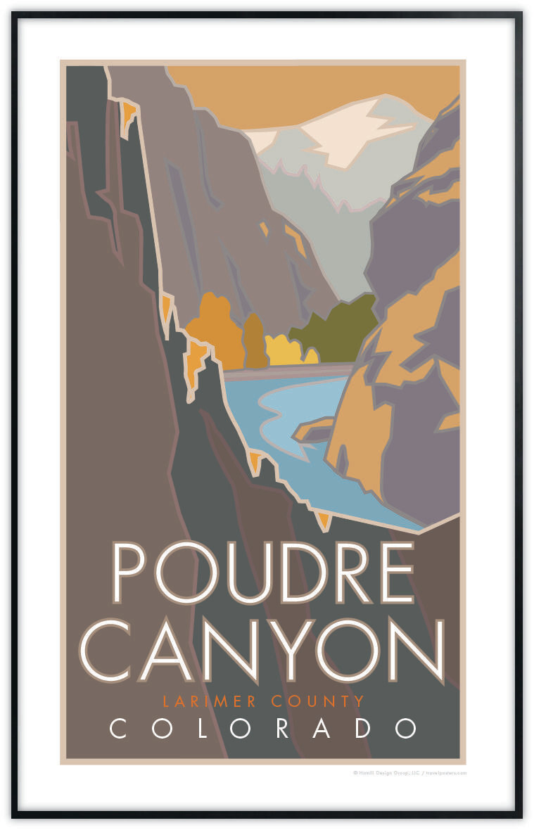 11x17 Poudre Canyon Poster