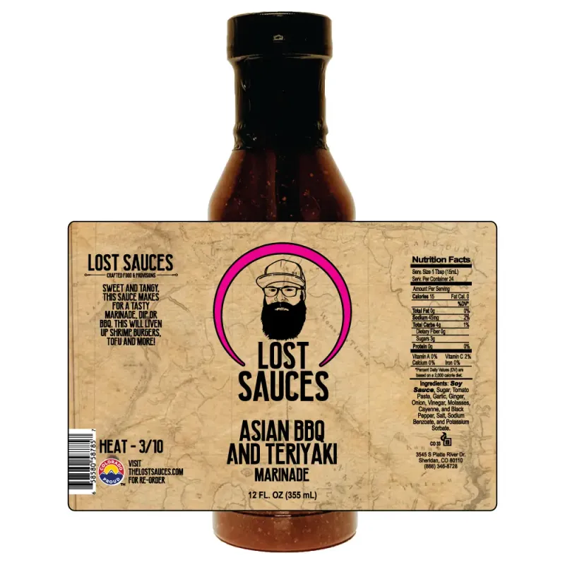 Lost Sauces - Asian BBQ and Teriyaki Marinade