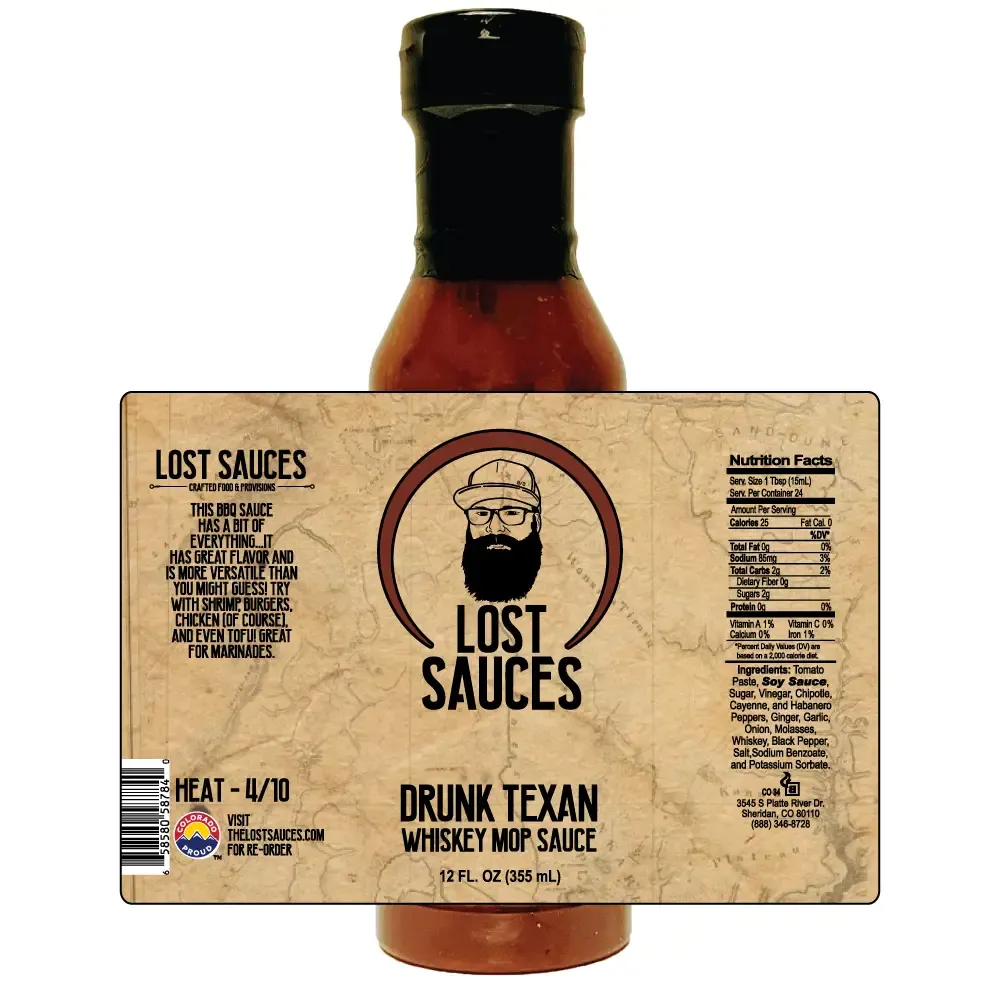 Lost Sauces - Drunk Texan Whiskey Mop Sauce