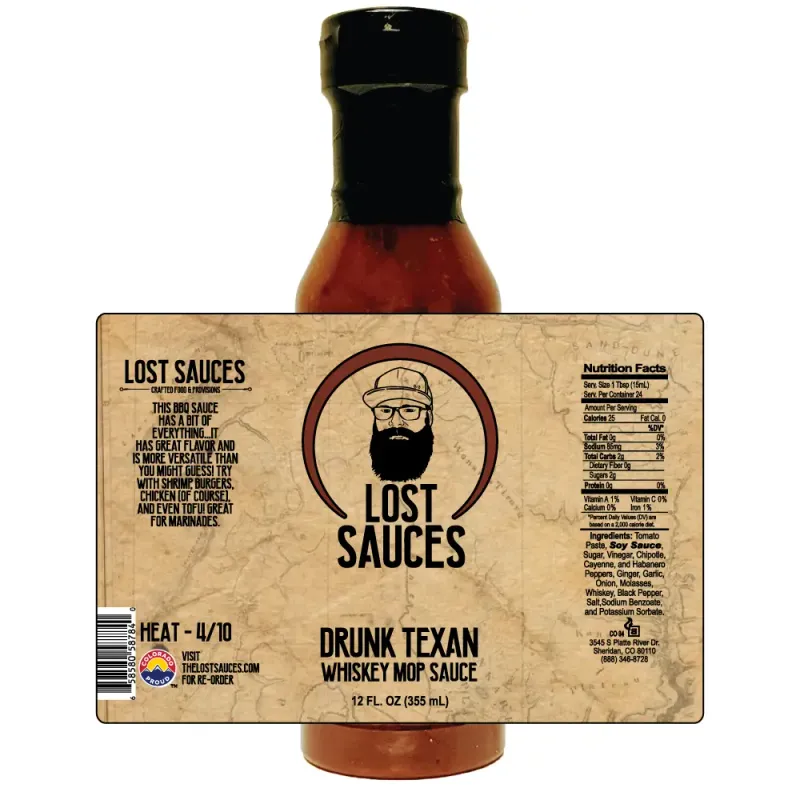 Lost Sauces - Drunk Texan Whiskey Mop Sauce