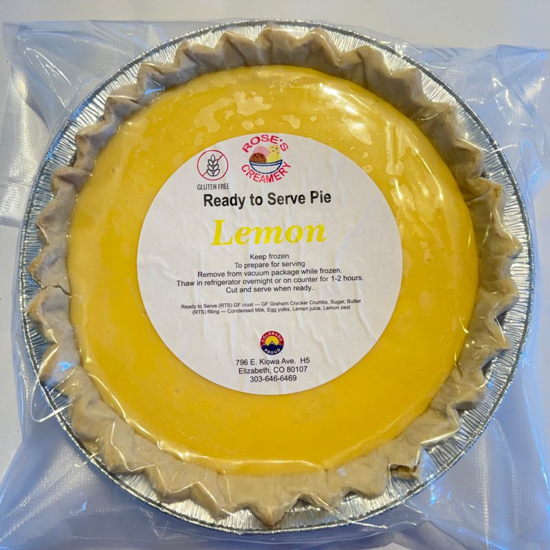 Roses GF Lemon Pie