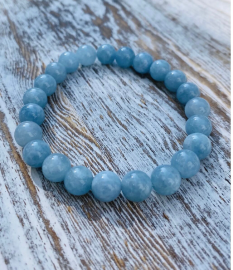 Aqua Chalcedony Bracelet