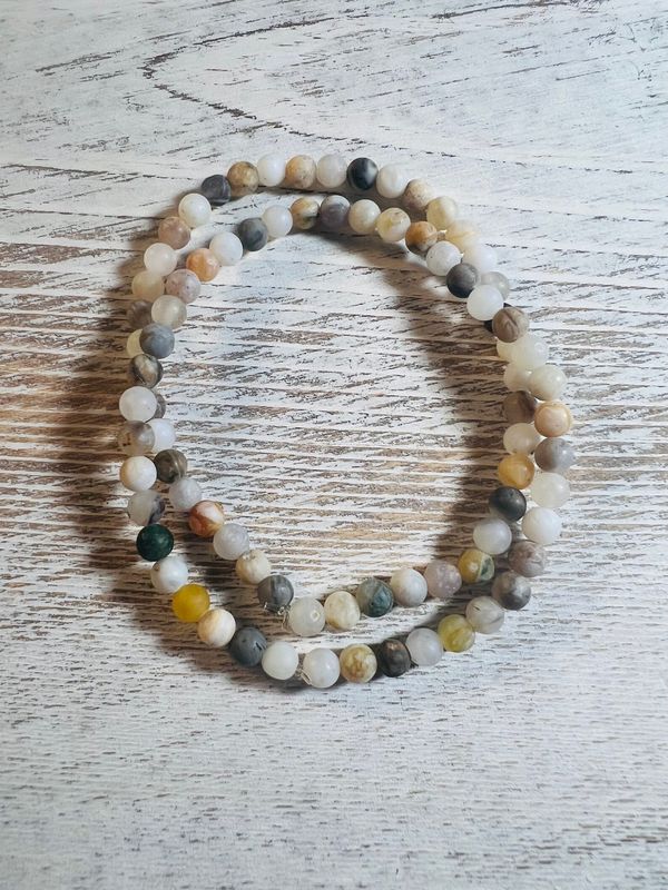 Bamboo Leaf Agate Stack