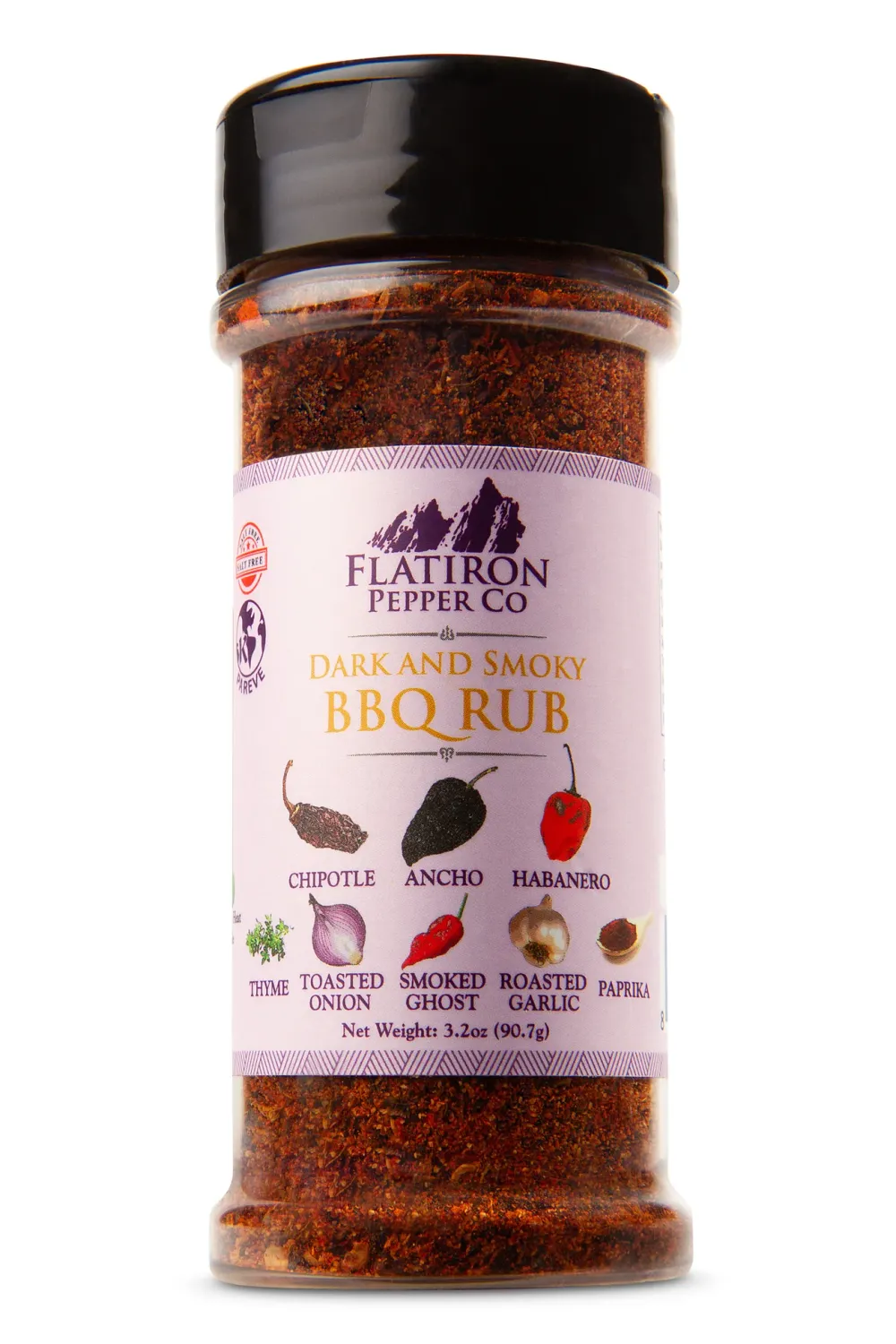 Flatiron Pepper CO Dark &amp; Smoky BBQ Rub