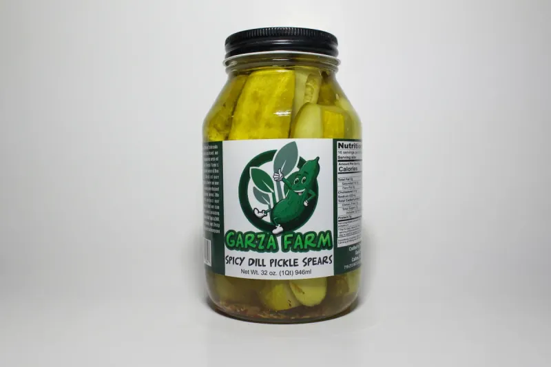 Dill Pickle Spears - Garza Farm
