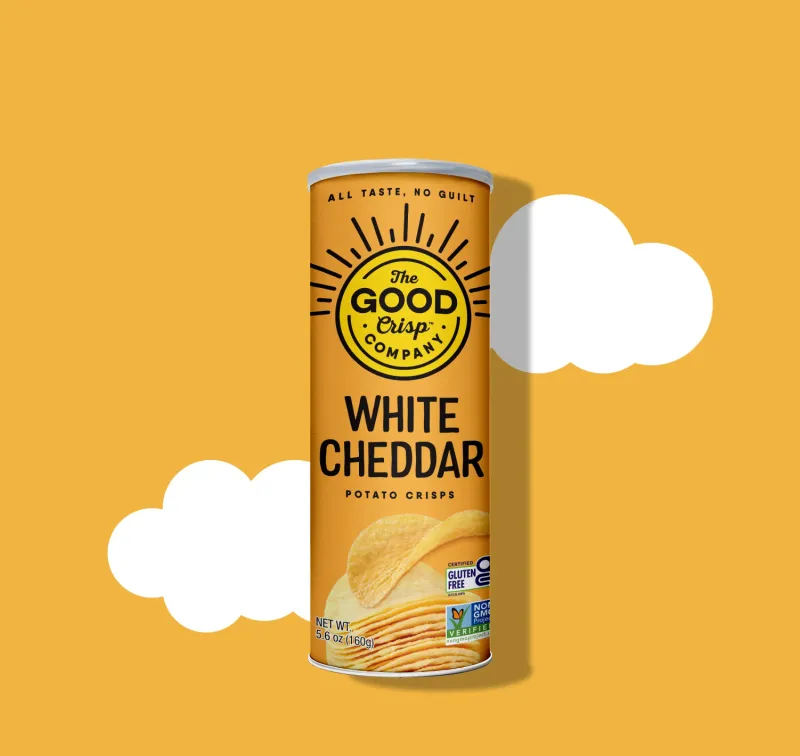 The Good Crisp Aged White Cheddar