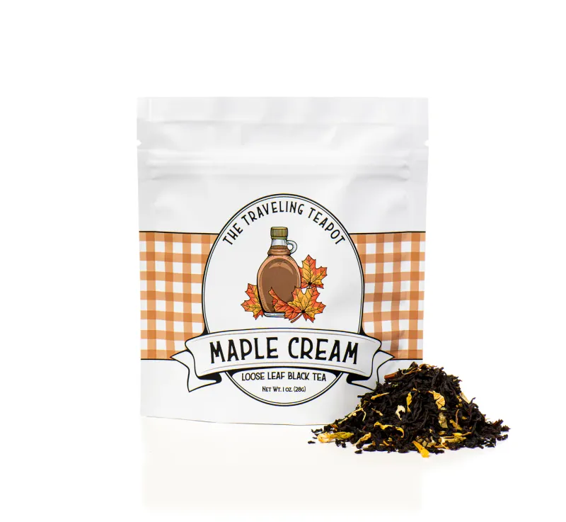 Traveling Teapot - Maple Cream Tea
