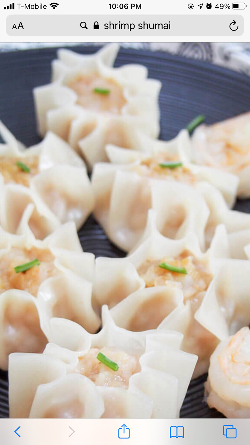 Steamed Shrimp Shumai