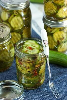 Kickalicious Bread and Butter pickles.