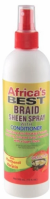 Africa's Best Braid Sheen Spray w/ Conditioner 12 oz