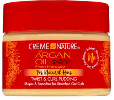 Creme Of Nature Argan Oil For Natural Hair Pudding Perfection Curl Enhancing Creme, 11.5 oz