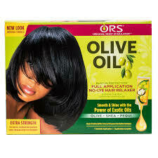 ORS Olive Oil Built-In Protection No-lye Hair Relaxer Kit Extra Strength 1 Application