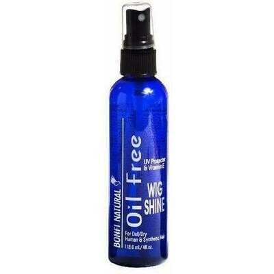 Bonfi Natural Wig Shine Human And Synthetic Hair 8oz