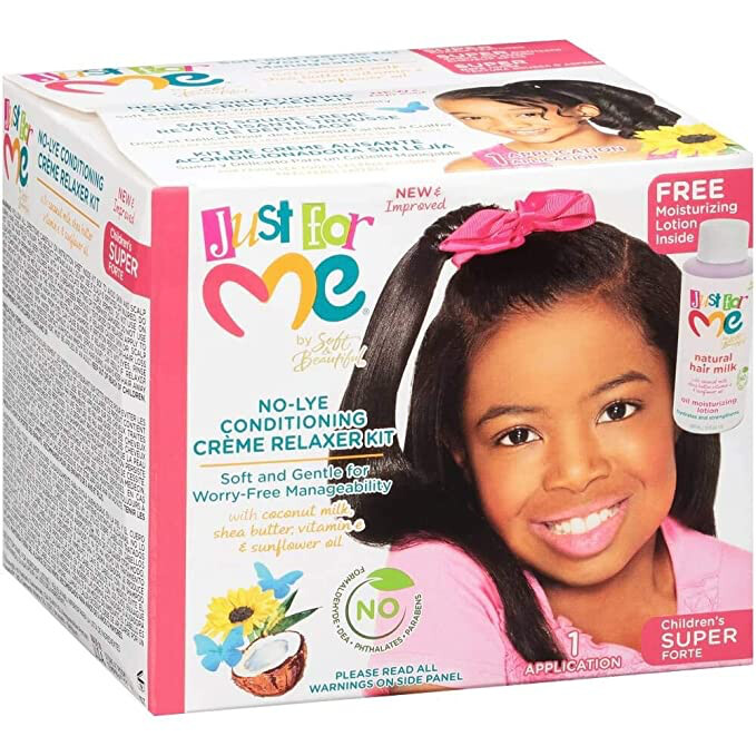 Just For Me No Lye Conditioning Creme Relaxer Kit Super For Children