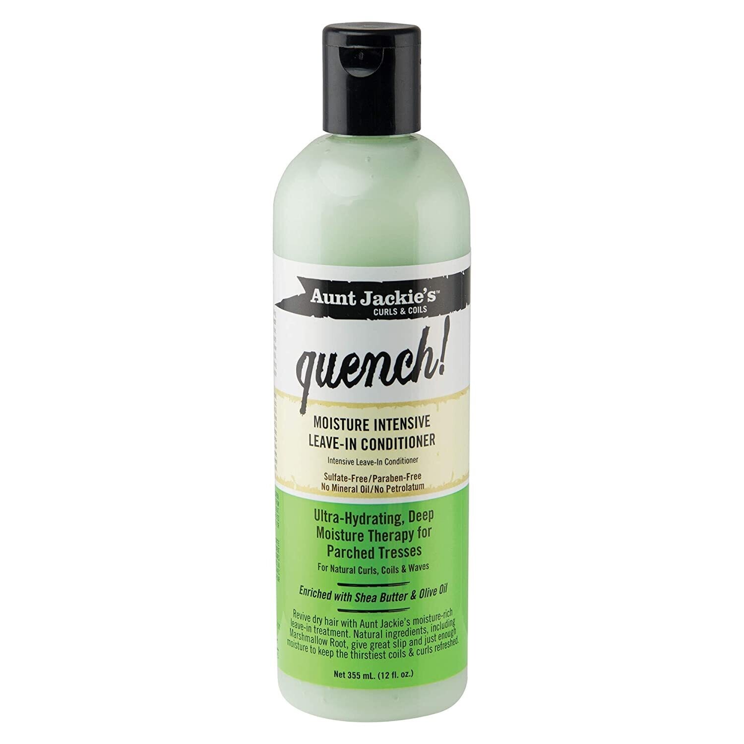 Aunt Jackie's Quench! Moisture Intensive Leave In Conditioner 12oz