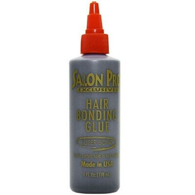 Salon Pro Hair Bond Glue, Black, 4oz