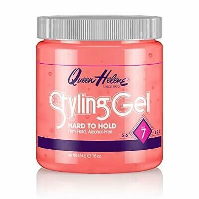 Queen Helene Styling Gel Hard To Hold Alcohol  Free 16oz