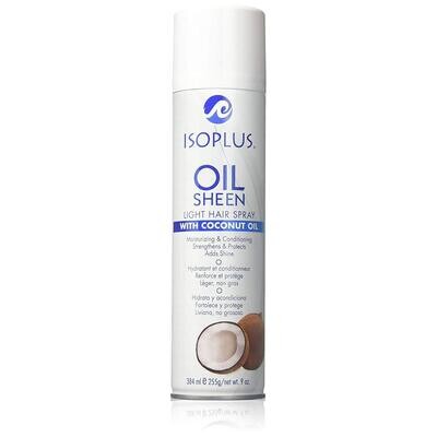 Isoplus Oil Sheen Light Hair Spray 9oz