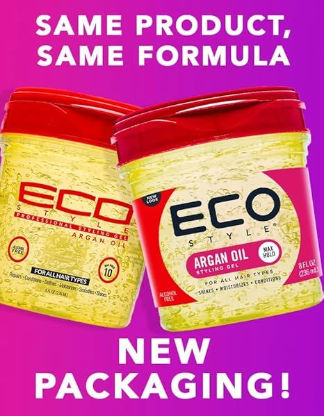 Eco Style Gel Argan Oil (red top) 8oz