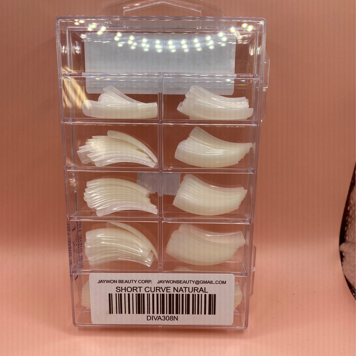 DIVA308N SHORT CURVE BATURAL NAIL