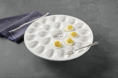 Deviled Egg Pedestal Platter