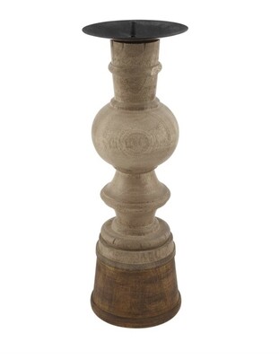 Large Rustic Candlestick