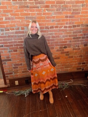 Sorbet Retro Waves Skirt