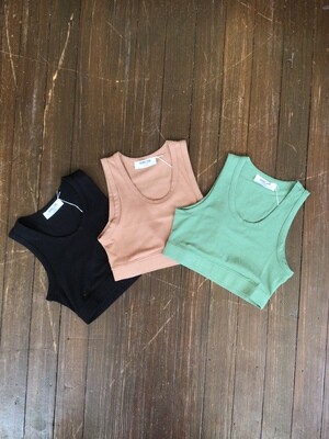 All I Need Cropped Tank Top