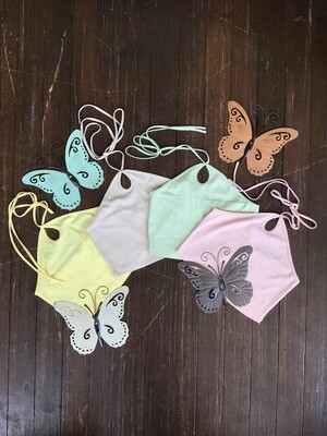 Stay Cool Cutout Halter Crop Top