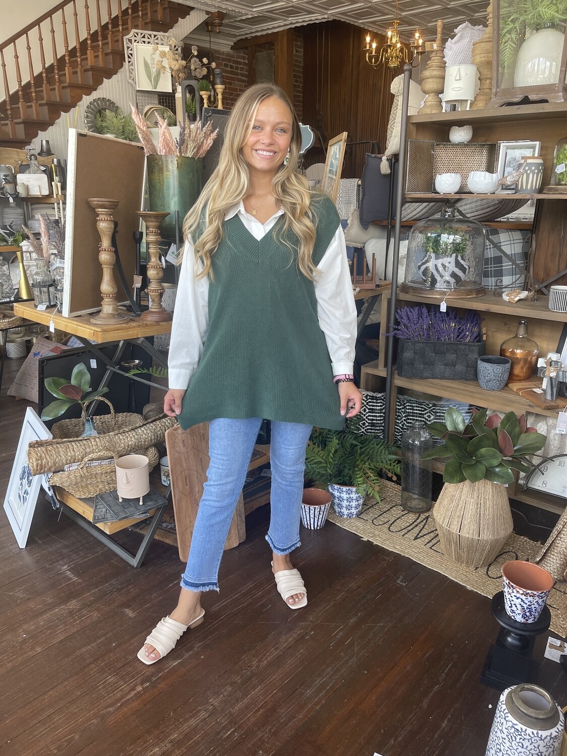 Tunic Sweater Vest